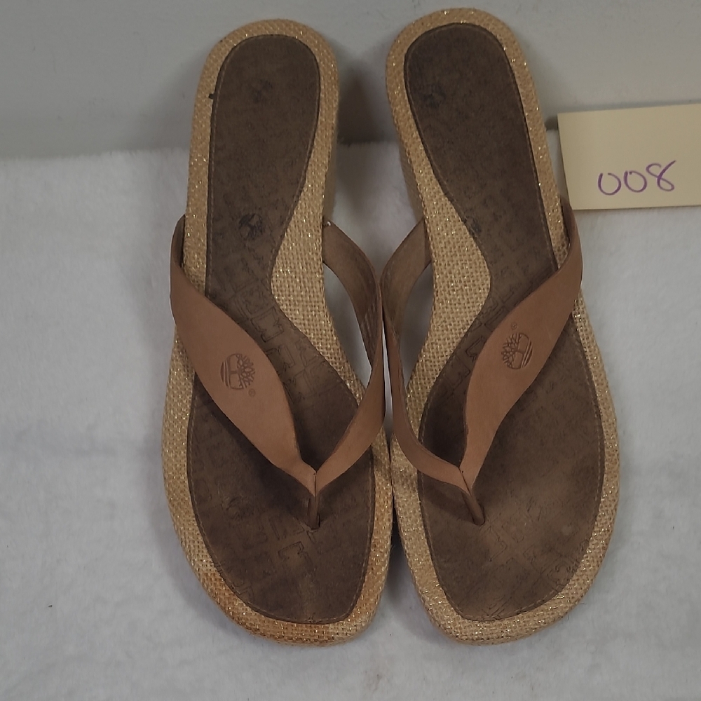 Timberland Tan and Brown Sandals